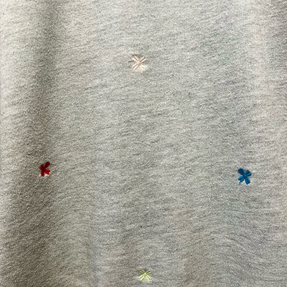 THE GREAT. Classic Grey Embroidered Sweatsuit - Picture 9 of 13